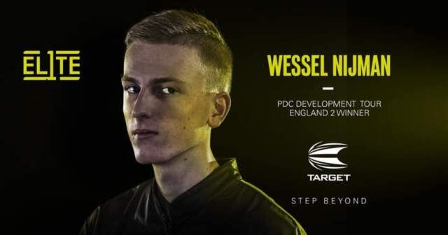 Wessel Nijman is toegevoegd aan Elite team dartsmerk Target