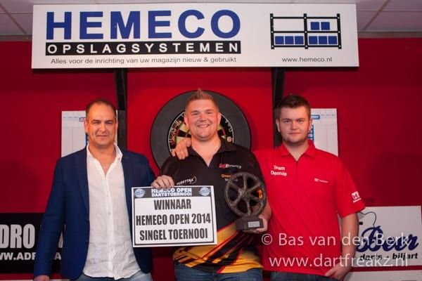 Ron Meulenkamp wint het Hemeco Open 2014, de Vreede runner-up