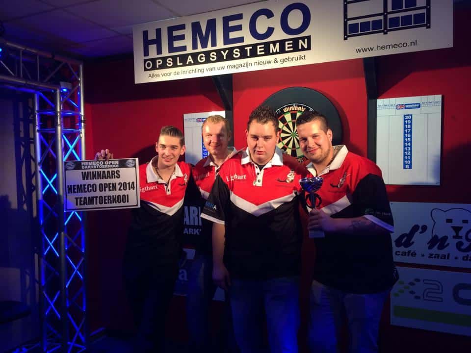 The Marvels zijn de winnaars van het Hemeco Open 2014 teamtoernooi