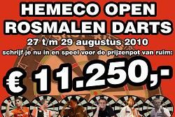 Hemeco Open Rosmalen Darts verhoogt prijzengeld, Opel Astra voor 9-darter