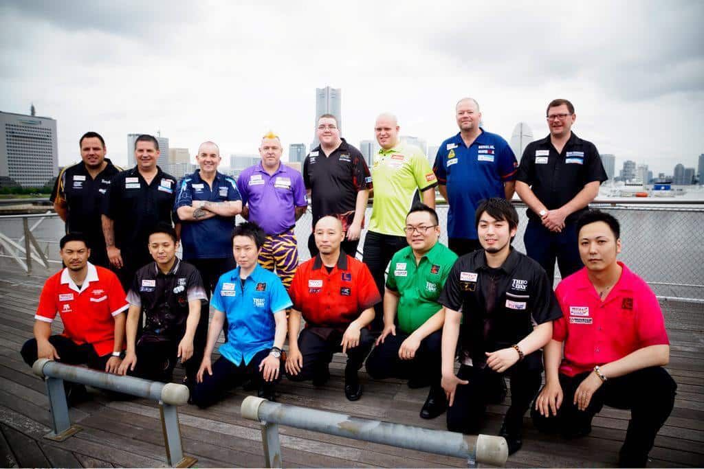 Japan Darts Masters 1e ronde: Alle acht PDC toppers in kwartfinale