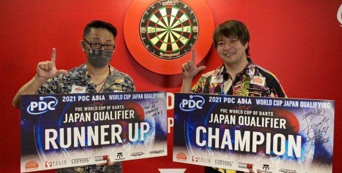 Toyokazu Shibata en Jun Matsuda voor Japan naar World Cup of Darts
