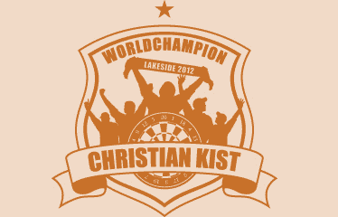 Christian Kist met gloednieuw logo aanwezig op eigen toernooi