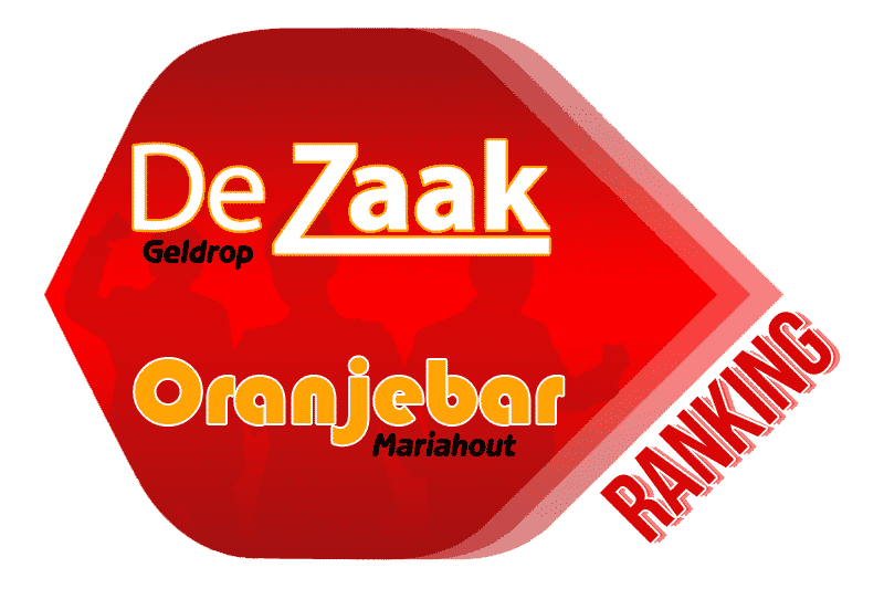28 september 1e De Zaak Oranjebar ranking van €10.000,- prijzengeld
