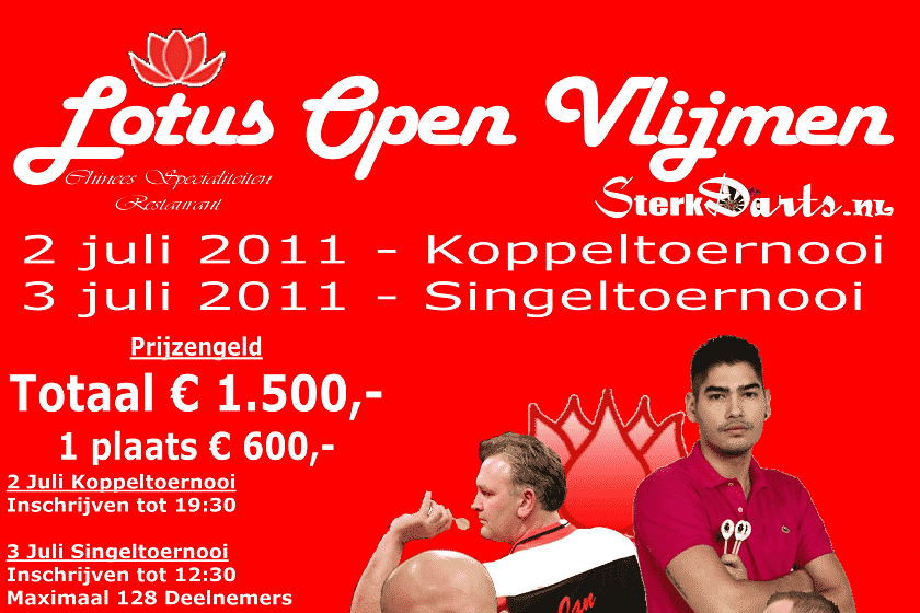 Op 18 en 19 augustus wordt de 2e editie Lotus Open gespeeld