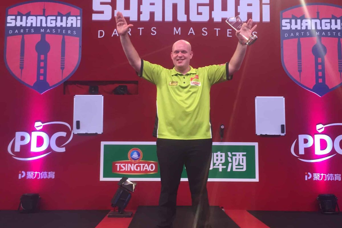 Van Gerwen imponeert op Shanghai Darts Masters, Anderson exit