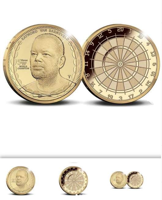 Van Barneveld krijgt eigen munt van Koninklijke Nederlandse Munt
