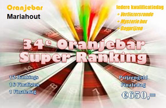 Start nieuwe serie kwalificatie-dagen voor de Oranjebar Super Ranking