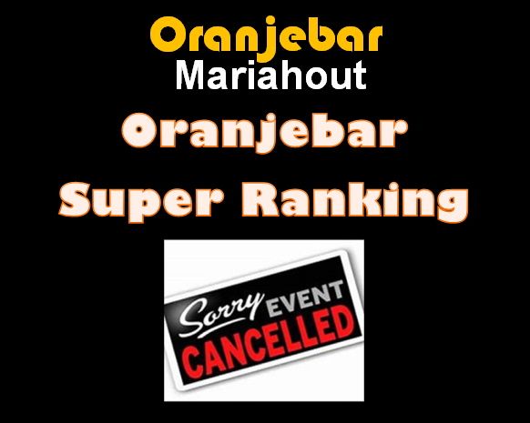 Oranjebar Super Ranking gaat tot nader order niet door, wel alternatief