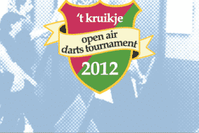 Op 18 augustus "5e editie van ’t Kruikje Open Air Darts Tournament"