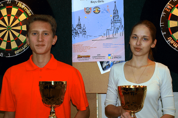 Jeugdtitels van het Open Rusland 2012 naar Volokhin en Ekaterina
