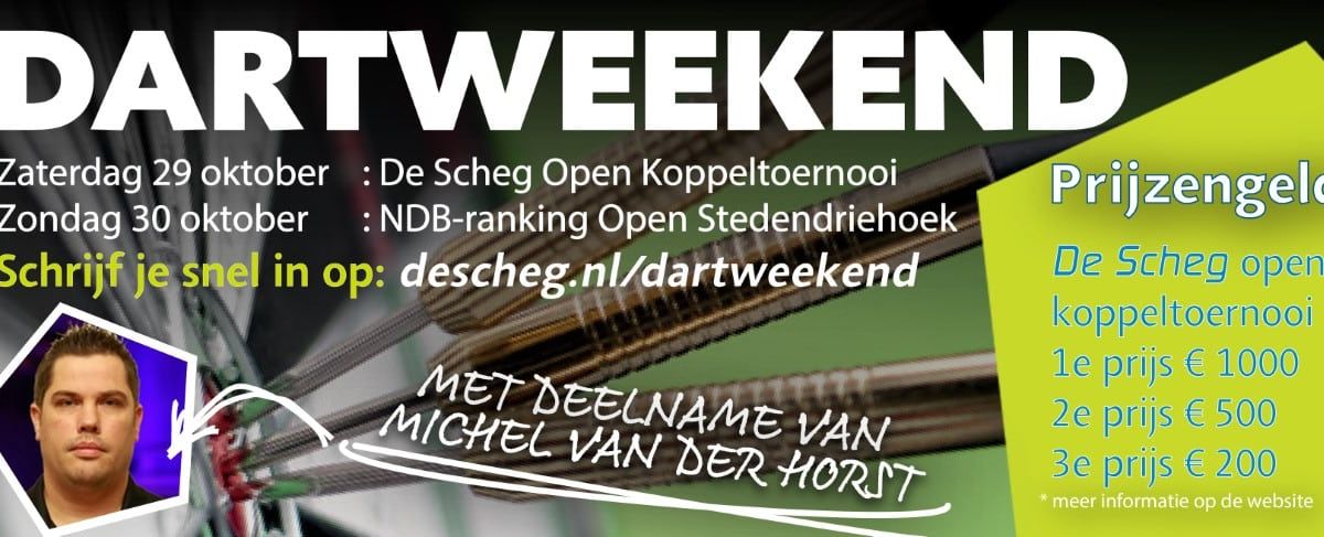 29 oktober het open koppeltoernooi De Scheg met o.a. van der Horst