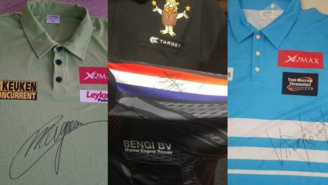 BONUS: Gesigneerde shirts Van Gerwen, Van Barneveld en Van der Voort