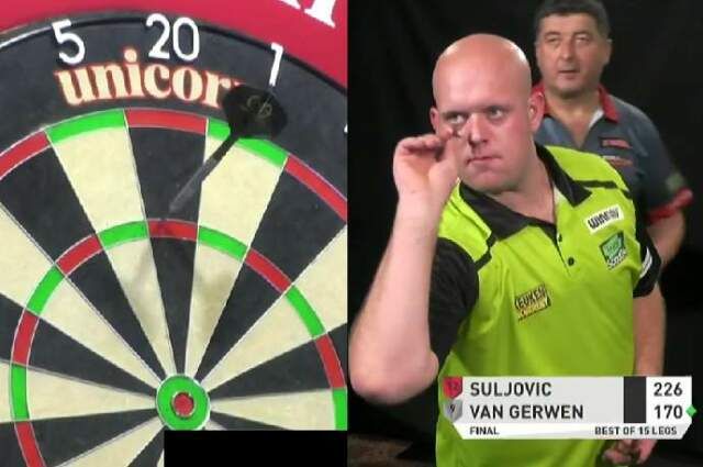 Bekijk finale tussen Van Gerwen en Suljovic op Autumn Darts Series