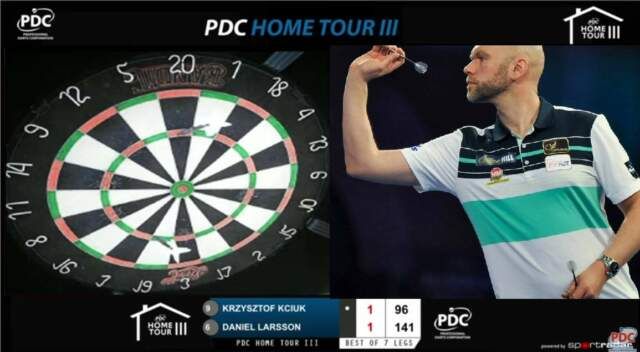 VIDEO: Daniel Larsson dolblij na 9-darter op Home Tour vandaag