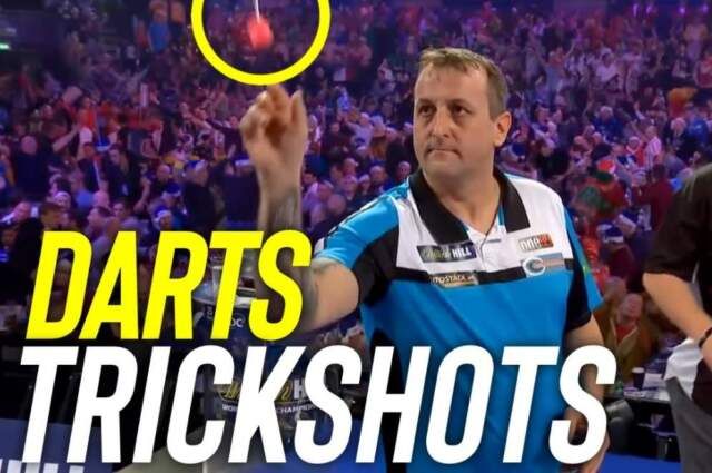 VIDEO: Top 7 bijzondere trickshots die we bij het darten zagen