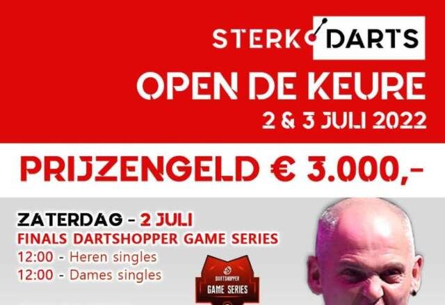 Dit weekend: Open De Keure 2022 met € 3.000,- prijzengeld
