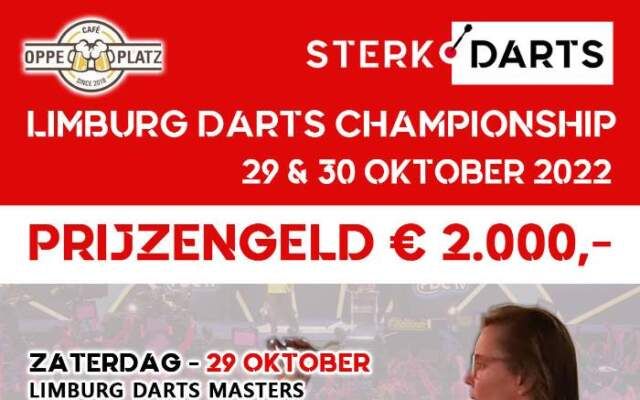 Limburg Darts Championship 2022 verzet naar 29 en 30 oktober