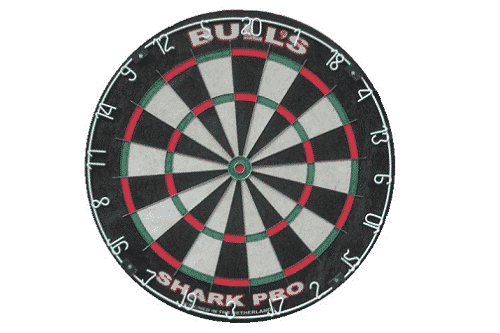 Win Bull's Shark Pro dartsbord met Premier League-voorspelling