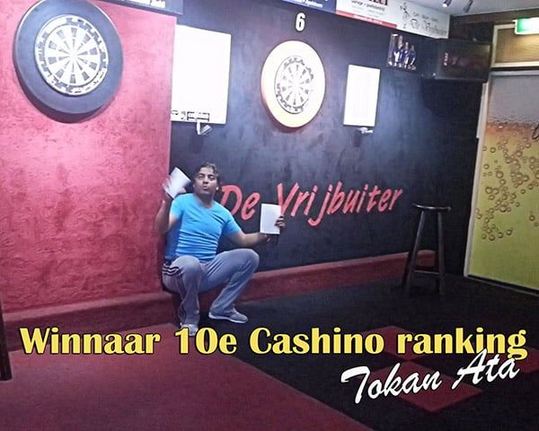 Tokan Ata wint in eigen huis de 10e editie Cashino ranking