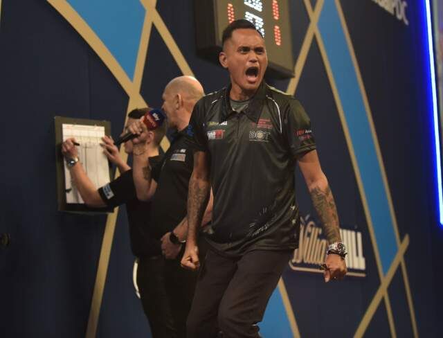 PDC Asian Tour Order of Merit na 9 toernooien inclusief virtuele deelnemers PDC World Cup
