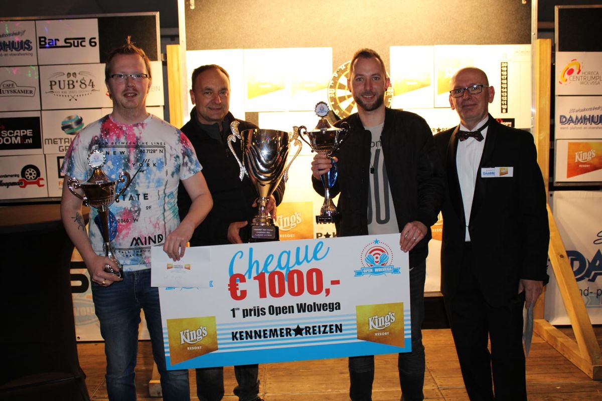 Danny Noppert en Sylvester Paassen winnen 5e editie Open Wolvega