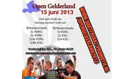 Open Gelderland is verplaatst van 1 april 2013 naar 15 juni 2013