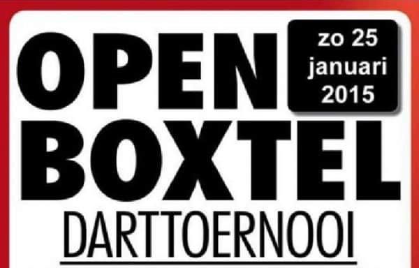 Aankondiging: Zondag 25 januari Open Boxtel 2015 bij Dartclub L’Union