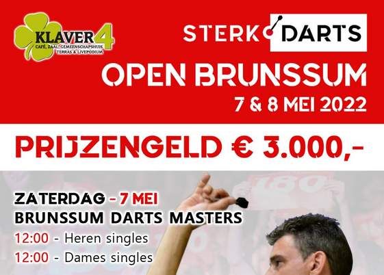 Dit weekend: Open Brunssum 2022 met € 3.000,- prijzengeld