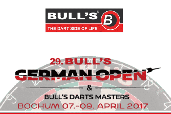 BULL'S German Open en German Masters van 7 tot en met 9 april