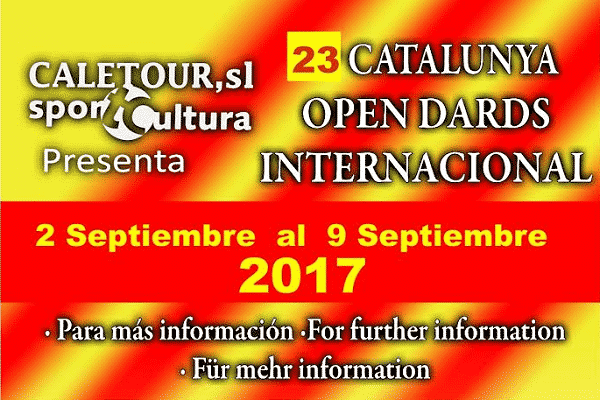 Open Catalunya: Van 2 t/m 9 september is het zon, zee en darts