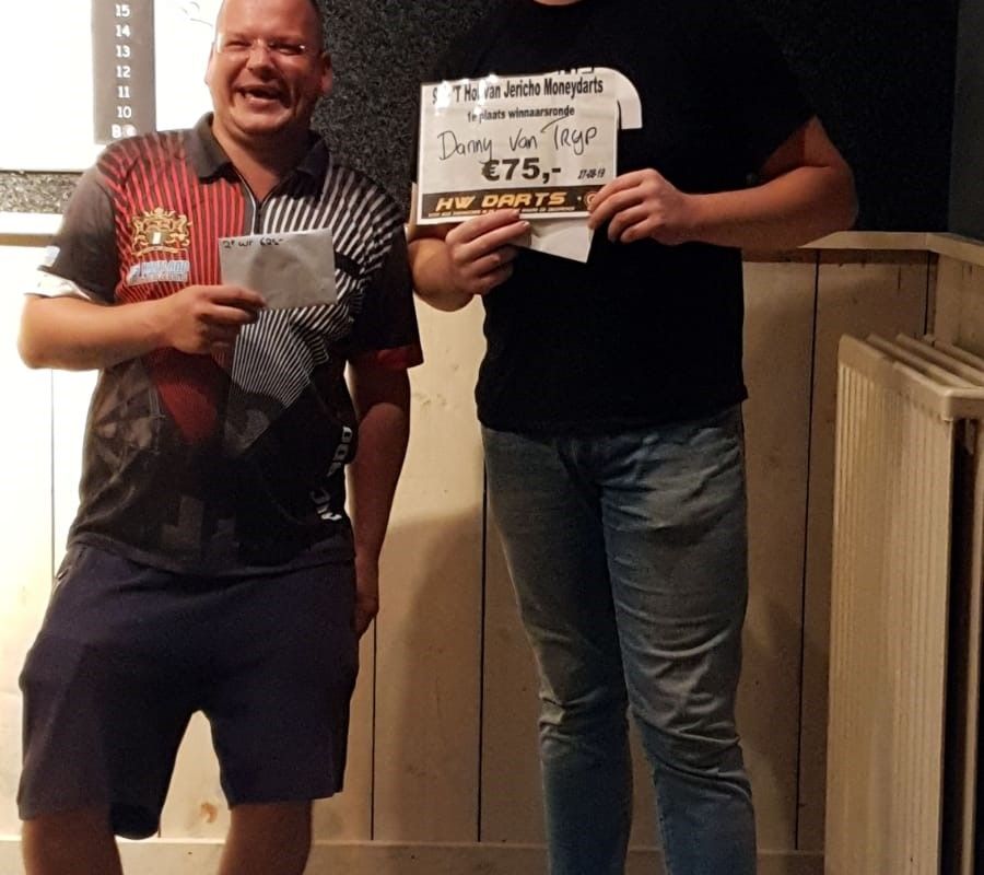 Danny van Trijp winnaar 91e Café ’T Hof van Jericho Moneydarts 2019