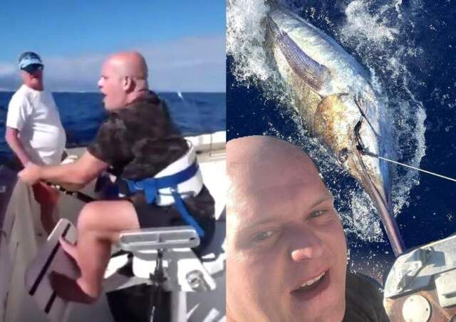 VIDEO: Van Gerwen haalt vangst van 280 kilo binnen tijdens vakantie