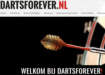 Nieuwe website DartsForever online, inschrijving Bovensluis open