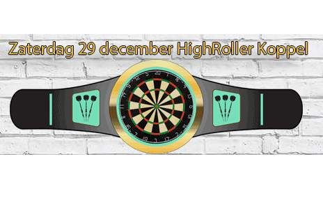 MDT HighRoller dartsweekend: Koppel 29 december, singel 30 december