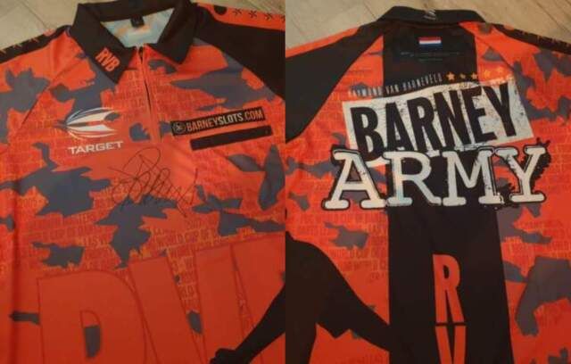 Veiling item 'Gesigneerd shirt Van Barneveld' loopt vanavond af
