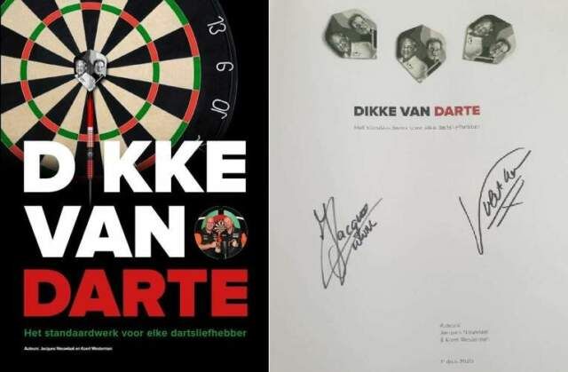 PDC WK veiling item 7: Gesigneerd exemplaar boek Dikke van Darte