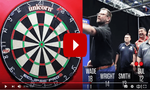 VIDEO: Wade, Wright, Smith & Suljovic trainen met 'Killer Darts'