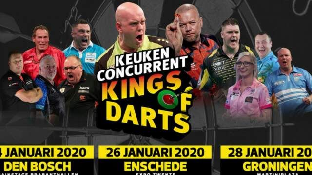 Programma Kings of Darts in 's-Hertogenbosch inmiddels bekend