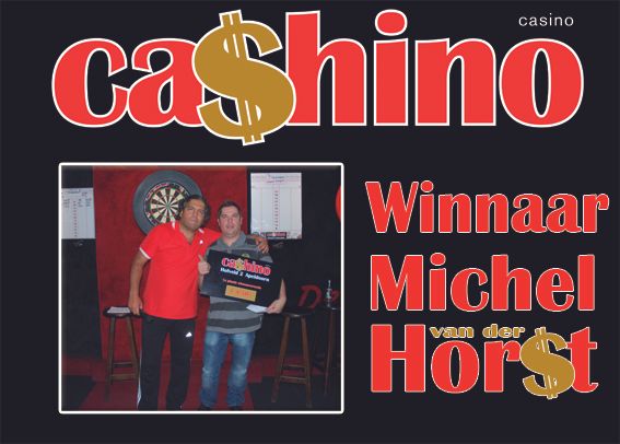Michel van de Host wint finale dag 4e Cashino Vrijbuiter Darts Ranking