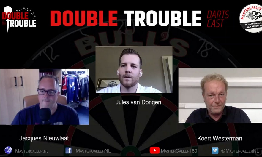 Darts Cast Double Trouble met special guest Jules van Dongen