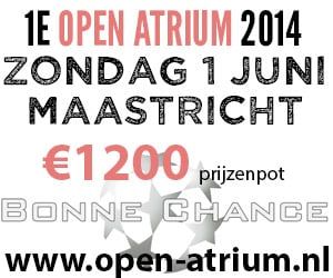 Zondag 1 Juni voor de 1e keer het Open Atrium, inschrijven tm 26 mei
