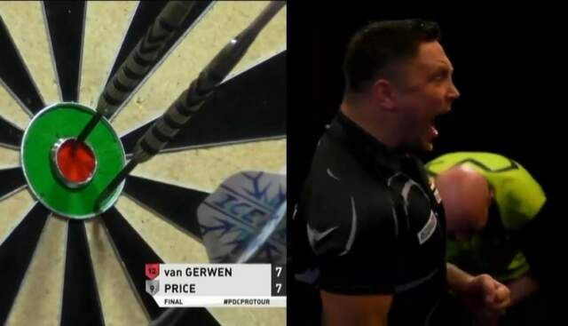 VIDEO: Gerwyn Price verslaat Van Gerwen in stijl met deze finish