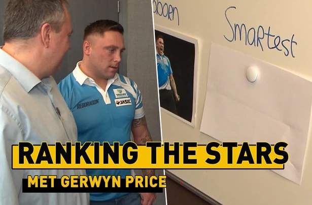 Ranking The Stars met Gerwyn Price: "Ik heb geen slimme collega's"