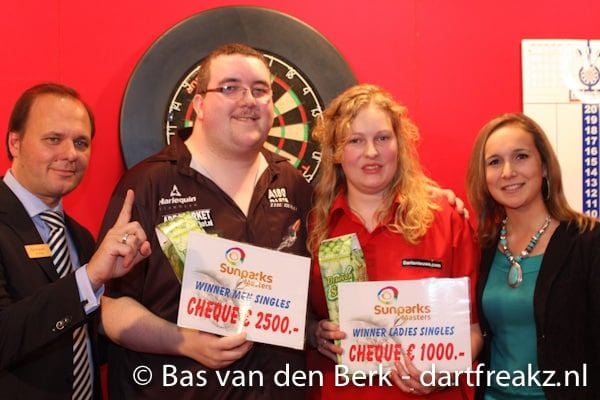 Stephen Bunting en Aileen de Graaf winnen titels SunParks Masters