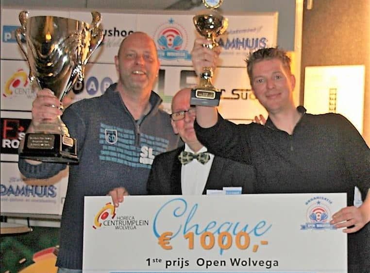 Wieger Boonstra en Frans van der Weit winnen Open Wolvega