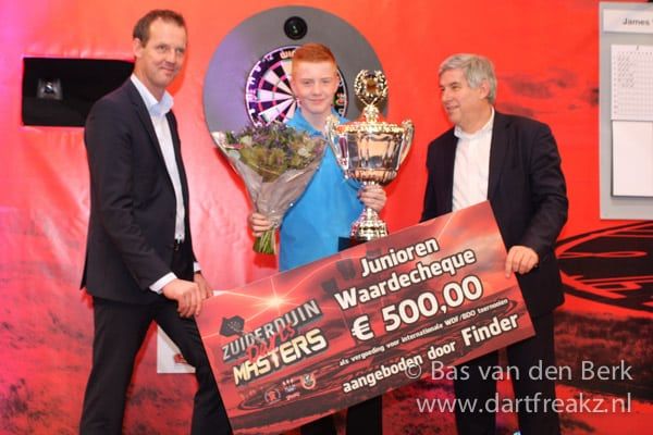 Colin Roelofs wint Zuiderduin Masters jeugdtitel, Van Peer is runner-up