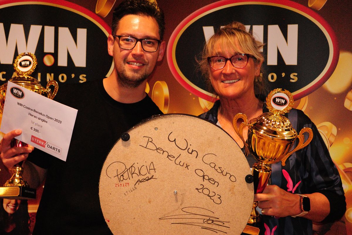 Gino Vos en Patricia de Peuter winnen het WIN Casino Benelux Open 2023