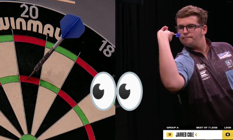 VIDEO: Deze kerel gooit bizarre combinatie van '9-darter' met daarin een 170-finish