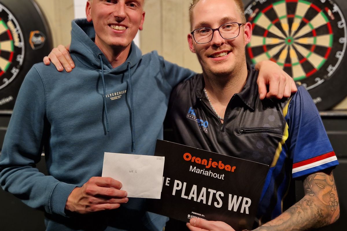 Wessel Nijman & Jimmy Hendriks winnen koppeltoernooi van Double Darts weekend bij de Oranjebar